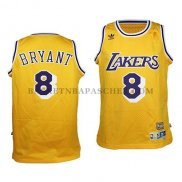 Maillot Enfant Los Angeles Lakers Kobe Bryant RetroJaune (2)